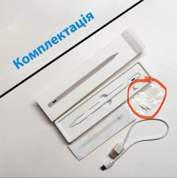 Универсальная сенсорная ручка-стилус для планшетов и смартфонов IOS/Android/Windows белый фото от покупателей 1