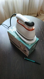 Ручной отпариватель, вертикальный, универсальный, портативный, 2в1, складной, дорожный, бытовой парогенератор, паровой утюг для одежды и штор фото от покупателей 17