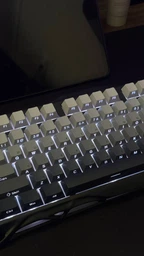 Клавиатура GRAVASTAR Mercury K1 с комбинированным подключением - Градиентный белый