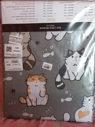 Комплект постільної білизни MirSon Бязь 17-0665 Cream Kittens 175 x 210 см (2200010064445)