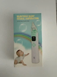 Електронний аспіратор назальний потужний для носа Electric Baby Nasal Aspirator соплеотсос електричний для новонароджених дітей з музикою білий фото від покупців 14