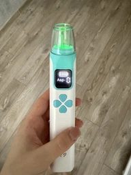 Електронний аспіратор назальний потужний для носа Electric Baby Nasal Aspirator соплеотсос електричний для новонароджених дітей з музикою білий фото від покупців 12
