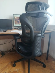 Офисное кресло OfficePro Elite OC950GLB Gray/Light Blue фото от покупателей 6