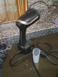 Отпариватель одежды Crownberg Steamer 1000 Вт Ручной отпариватель для вещей, Паровой утюг, Парогенератор с керамическим покрытием Черный фото от покупателей 2