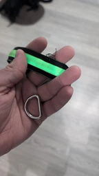 Светодиодный ошейник на аккумуляторе USB ЮСБ выходом для собак, Зеленый