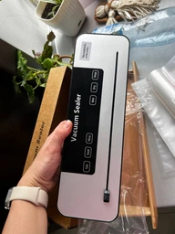 Вакууматор побутовий для продуктів їжі Vacuum Sealer 120W вакууманий пакувальник автоматичний + 10 пакетів фото от покупателей 9
