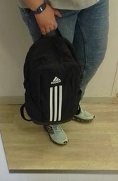 Рюкзак спортивный тканевый 16 л вмещает формат А4 Adidas IP9774 Черный (4067886361935) фото от покупателей 1