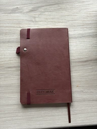 Книга записна Buromax Primo 125x195 мм 96 аркушів в клітинку обкладинка зі штучної шкіри Синя (BM.291161-02)