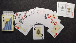 Карты игральные Duke Texas Hold'em, пластик, 54 листа 9.3х6.6х1.8 см Синие (DN30766BL)