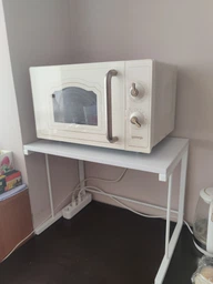 Підставка для мікрохвильовки Kitchen K301 Ferrum-decor 400x550x350 Чорний метал ДСП Сосна Кембра 16 мм (KITCH30108) фото від покупців 1