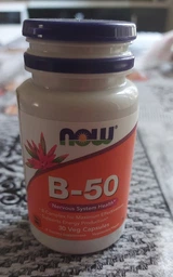 Комплекс вітамінів групи B NOW B-50 100 капсул (102449)