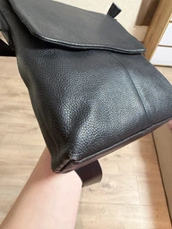 Сумка через плечо мягкая кожаная BEXHILL BX734A Черный 26 х 23 х 6 см фото от покупателей 1