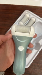 Пемза пилка для ног и пяток роликовая аккумуляторная Callus Remover 3W электрическая для шлифовки электропемза для педикюра USB зеленая