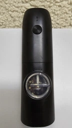 Электрическая мельница для специй с подсветкой, 1 шт. Electric Grinder Rechargeable для измельчения соли и перца, USB, черная