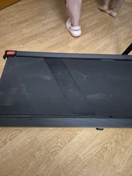 Беговая дорожка складная Black для дома до 150 кг, с пультом управления 8 км/ч, тихая компактная электрическая с пультом 3.0 HP фото от покупателей 2