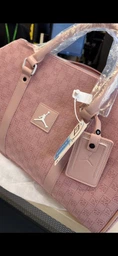 Спортивная сумка Jordan Monogram Текстиль Черный
