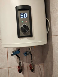 Бойлер Swan SRB-50w1 круглый slim 50л с сухим ТЭНом 2кВт фото от покупателей 8