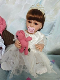 Реалистичная кукла Реборн 55 см полностью силиконовая Doll Reborn Baby К0100202