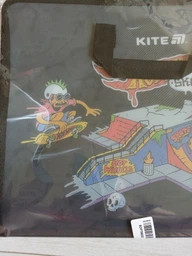 Папка-портфель Kite на блискавці з тканинними ручками Hot Wheels HW25-202 фото от покупателей 4