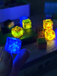 Магнитный конструктор Minecraft детский набор Майнкрафт 150 кубиков блоков LED светящийся мигающий для детей строительный магнитная игра игрушка магнитные блоки кубики пластиковые для развития логики моторики мышления подарок ребенку мальчикам девочкам фото от покупателей 1