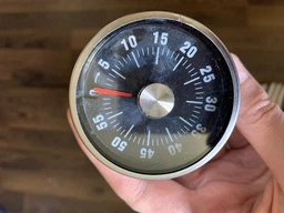Магнитный кухонный таймер из нержавеющей стали MagneticTimer, черный