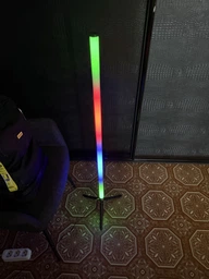 Торшер неоновая лампа Intellect Stand LED RGB от USB напольный светильник, ночник, регулировка с телефона и пульт ДУ фото от покупателей 2