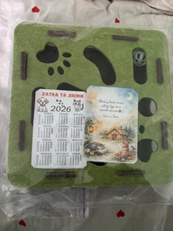 Развивающая игрушка-лабиринт для кошек из фетра с мячиками 29,5×26×7 см фото от покупателей 1