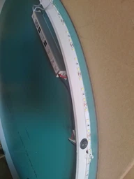 Зеркало с контурной LED подсветкой KR-003 800х800 мм фото от покупателей 2