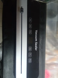 Вакууматор побутовий для продуктів їжі Vacuum Sealer 120W вакууманий пакувальник автоматичний + 10 пакетів