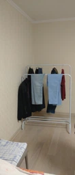 Двойная стойка вешалка для одежды и обуви Smart Loft Master Rack стальная с полкой Black фото от покупателей 9