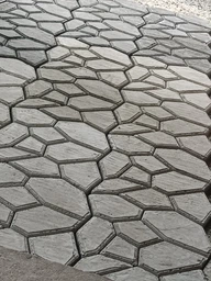Форма для садової доріжки Камінці 60×60 см з пластифікатором 1 л та мастилом LC1 для форм Верес-2007