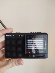Радіоприймач із акумулятором Радіо FM MW SW/MicroSD/mp3-плеєр Black XHDATA D-328 (00-0001393) фото від покупців 3