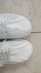 Кеды женские MYZ К-014 WHITE из натуральной белой кожи на платформе. Размер 41