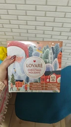 Праздничная коллекция чая Lovare Christmas holidays Ассорти 90 пакетов 6 видов по 15 шт фото от покупателей 1