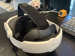 Ремінець з регульованим кріпленням для голови Head Strap DOBE для VR окулярів віртуальної реальності Meta Oculus Quest 3 / 3S | Skin Friendly матеріали: м'яка накладка на голову із задньою частиною