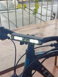 Велосипедная LED фара велосипедный фонарь передний велофара аккумуляторная на руль фото от покупателей 3