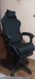 Крісло ігрове GT Racer X-2339 Black/Gray (X-2339 Fabric Black/Gray) фото від покупців 2