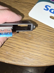 Флешка Двосторонняя Брелок Поворотная 2 в 1 для ПК и телефона PHILIPS 60UT USB 3.2 + Type-C OTG 128 гб Super Speed 150Mb/s Black фото от покупателей 2