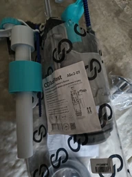 Комплект арматуры для сливного бачка с боковой подачей воды с двумя режимами слива SoloPlast АБк2-01