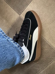 Женские кеды низкие Puma Club Klassika Sd 40071802 38 (5UK) 24 см Black/White (4067983747939) фото от покупателей 3