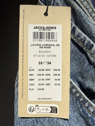 Джинсы мужские Jack & Jones 12272658 32-32 Blue Denim (5715671550352)