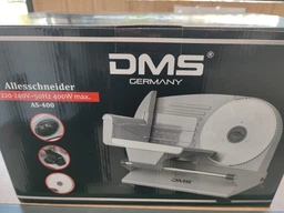 Ломтерезка электрическая для дома и магазина DMS AS-400 400Вт слайсер для нарезки сыра колбасы мяса и других продуктов