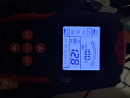 Тестер аккумуляторных батарей Foxsur FBT-200 12 В/24 В 3-200 А/час Черно-красный (FBT-200 Red) фото от покупателей 3