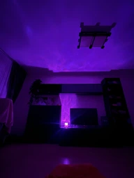 Ночник от USB куб звездное небо LED настольная RGB лампа 16 цветов для спальни и детской + пульт