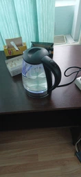 Электрочайник Ym Electric Kettle ZY-303, 2л, стеклянный фото от покупателей 6