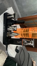 Премиальный Триммер для бороды 5в1 LEMEX STYLING TOOLS Тример для тела, носа, бритья с магнитными насадками LM4414 IPX6 Версия 2026