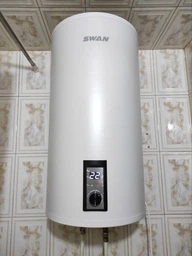 Бойлер Swan SRB-50w1 круглый slim 50л с сухим ТЭНом 2кВт фото от покупателей 4