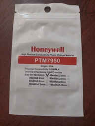 Термопрокладка з фазовим переходом Honeywell PTM7950 0.20 x 40 x 40 мм рідка термопрокладка фото від покупців 3