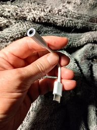 Переходник USB Type-C – Jack 3.5 мм для наушников, аудиоадаптер, белый