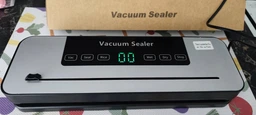 Вакууматор побутовий для продуктів їжі Vacuum Sealer 120W вакууманий пакувальник автоматичний + 10 пакетів